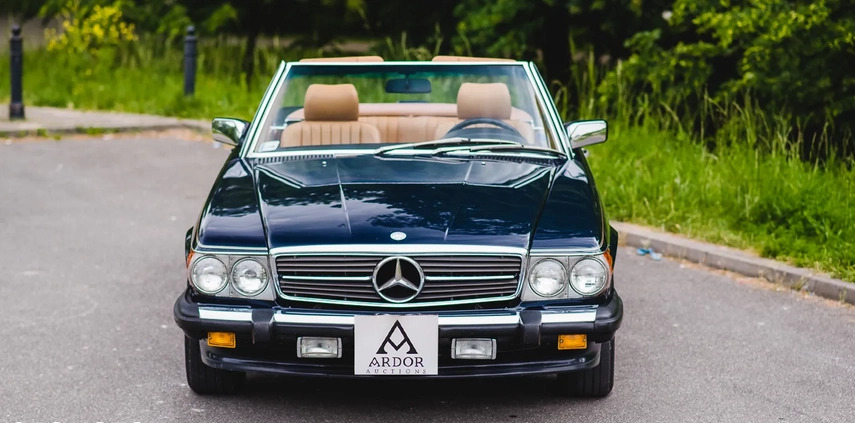 Mercedes-Benz SL cena 107000 przebieg: 172000, rok produkcji 1988 z Kalisz Pomorski małe 631